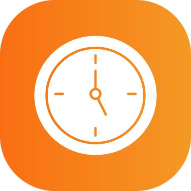 Saat simgesinin vektör illüstrasyonu