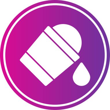 Tek bir simgenin vektör illüstrasyonu