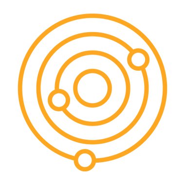 Seo ve teknoloji simgesinin vektör illüstrasyonu