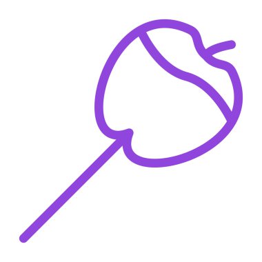 Şeker ikonu vektör illüstrasyonu