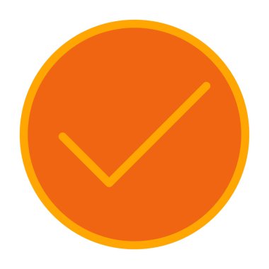 Bir saat simgesinin vektör illüstrasyonu.