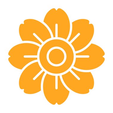 Beyaz arka plan üzerinde çiçek işareti izole simge vektör çiçek