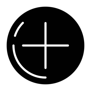 Göz çizelgesi simgesi, vektör çizimi