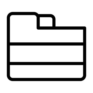 dizin vektörü ince çizgi simgesi