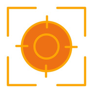 hedef simge vektör illüstrasyonu