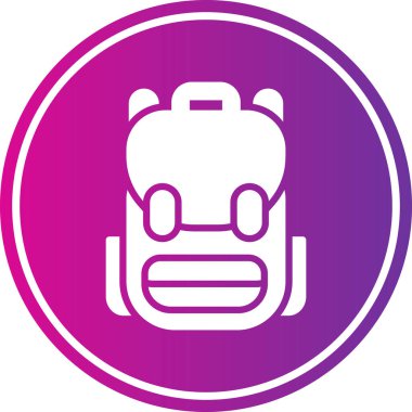 Bir robot simgesinin vektör illüstrasyonu