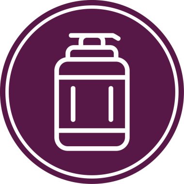 Güzellik ve moda simgesinin vektör çizimi