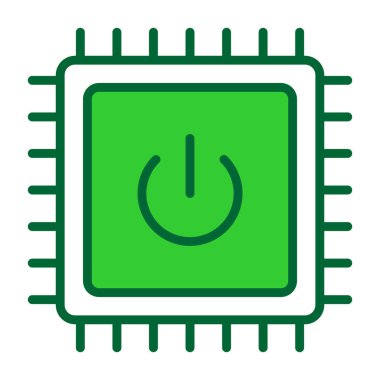 devre kartı simgesi vektör illüstrasyonu