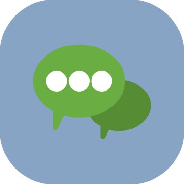 Sohbet iletisi vektör simgesi