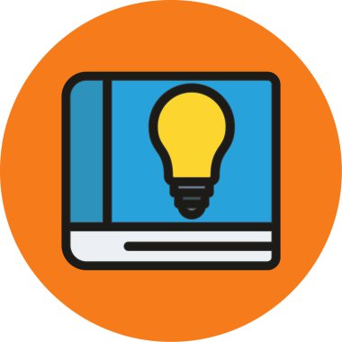 Modern dizüstü bilgisayar simgesinin vektör illüstrasyonu