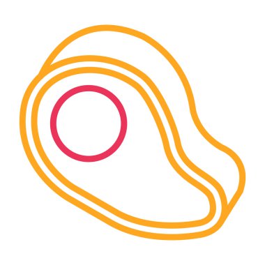 Çizgi film simgesinin vektör çizimi