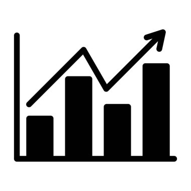 Grafik grafik vektör simgesi