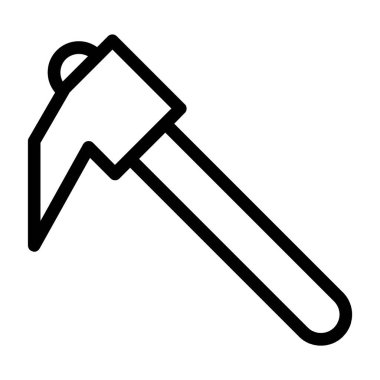 balta vektörü ince çizgi simgesi