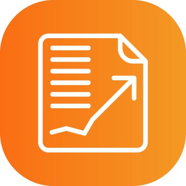 Belge. Web simgesi basit illüstrasyon