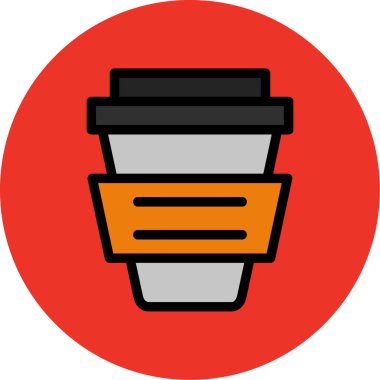 vektör kahve bardağı simgesi