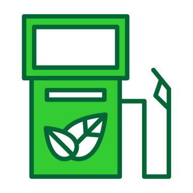 yeşil geri dönüşüm kutusu simgesi, vektör illüstrasyonu