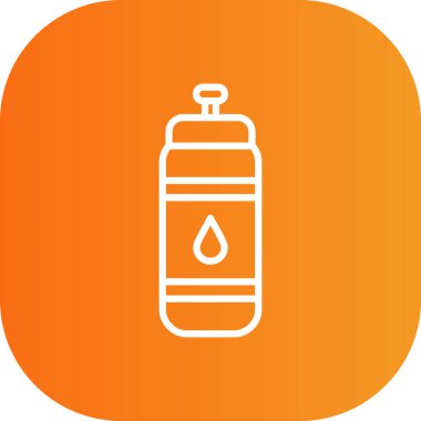 Bir şişe suyun vektör çizimi