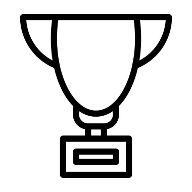 Şeffaf bir arkaplanda ödül vektör çizimi. Birinci kalite semboller. Konsept ve grafik tasarım için ince çizgi simgesi.