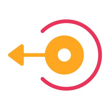 Beyaz arkaplanda izole edilmiş simge vektörünü tazele, yükleme işareti