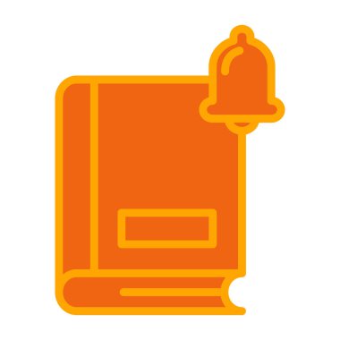 Bildirim web simgesi, vektör illüstrasyonu