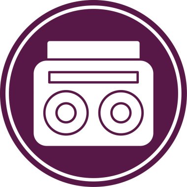 Modern bir simgenin vektör illüstrasyonu