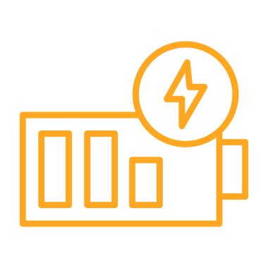 güç istasyonu simgesi vektör illüstrasyonu