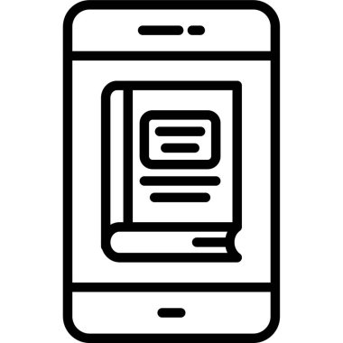 Metin simgesi olan telefon, özet biçimi