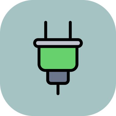 Fiş. Web simgesi basit illüstrasyon