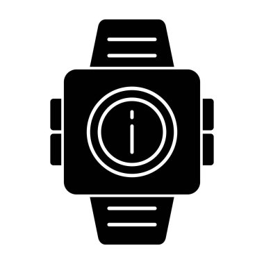 akıllı saat simge vektör illüstrasyonu