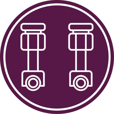 Modern simgenin vektör illüstrasyonu