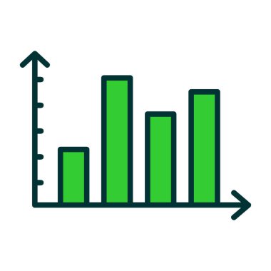 Grafik vektör illüstrasyon tasarımlı bar tablosu