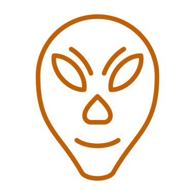 İnsan yüzü vektör çizim