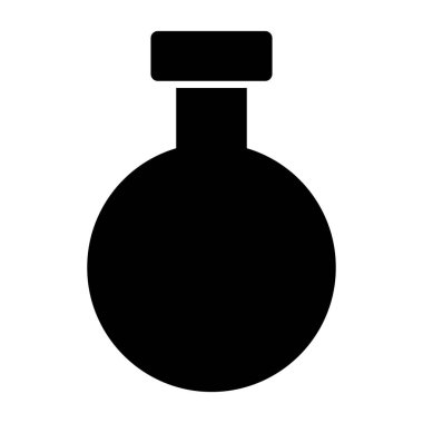 şişe simgesi, basit vektör illüstrasyonu