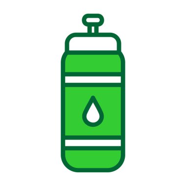 vektör yeşil simge çizimi