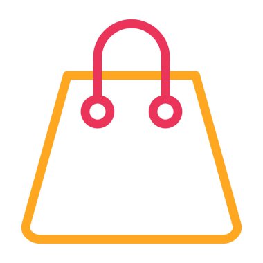 alışveriş poşeti vektör simgesi