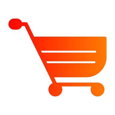 vektör turuncu araba simgesi