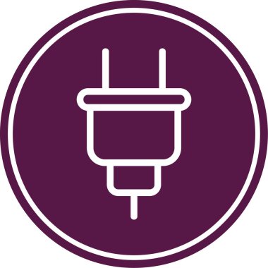 Fiş simgesinin vektör illüstrasyonu, basit vektör