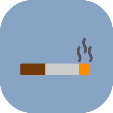 dumanı tüten düz vektör simgesi arzusu