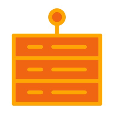 Dosya. Web simgesi basit illüstrasyon