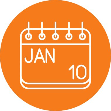 Takvim işareti simgesini, vektör çizim