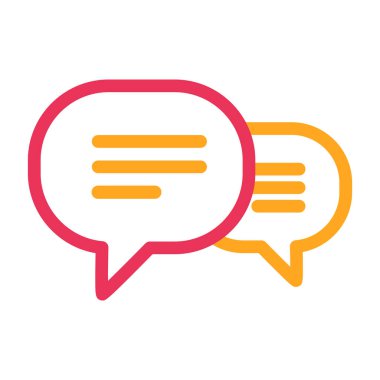 Konuşma baloncukları. Web simgesi