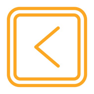 Yöne doğru anahat vektör simgesi