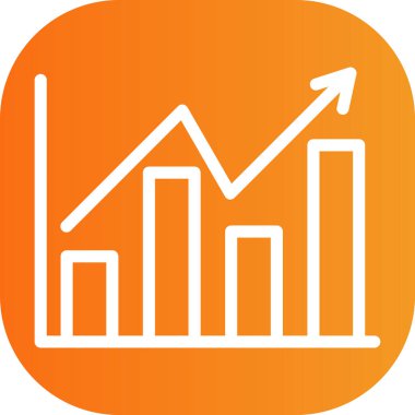 grafik simgesinin vektör illüstrasyonu
