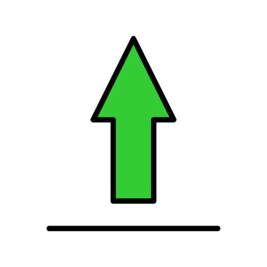 ok simgesi vektör illüstrasyonu