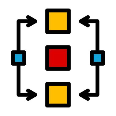 Ağ web simge vektör çizim