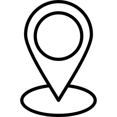 harita pin vektör simgesi