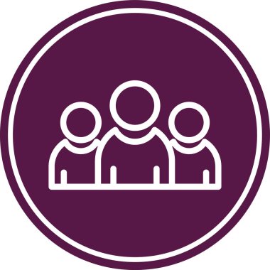 İnsan simgesinin vektör illüstrasyonu