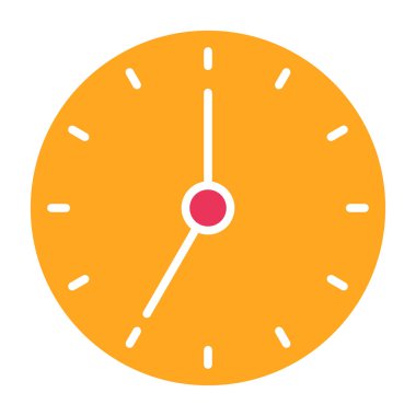 saat düz vektör simgesi