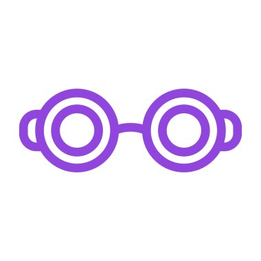 gözlük ikonu vektör illüstrasyonu