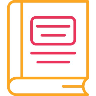 Belge. Web simgesi basit illüstrasyon